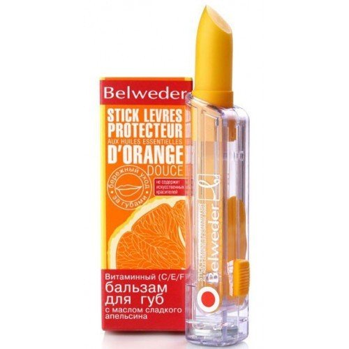Бальзам для губ Belweder с маслом сладкого апельсина 4 г