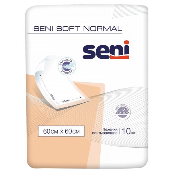 Пеленки Seni Soft Normal 60х60 см 10 шт.