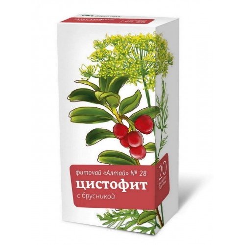 Чай Алтай №28 Цистофит брусника ф/п 20 шт.