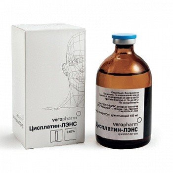 Цисплатин-ЛЭНС концентр для пригот раствора для инфузий 0,5 мг/мл 100 мл флакон 1 шт.