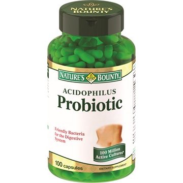 Ацидофилус пробиотик Natures bounty капсулы/таблетки 476 мг 100 шт.