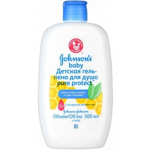 Johnson's Baby Pure Protect Гель-пена для душа 300 мл