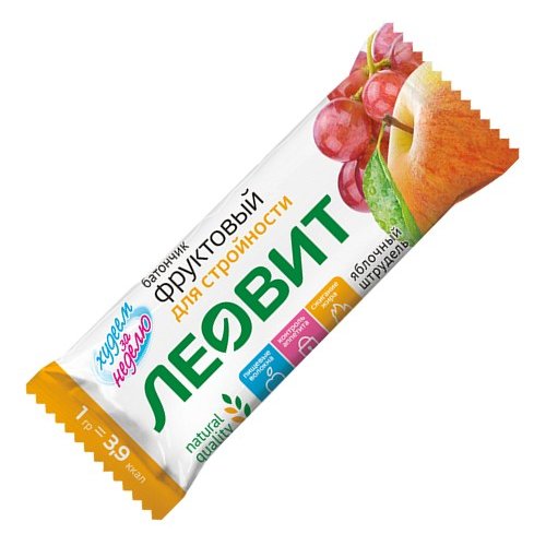 Батончик Леовит Яблочный штрудель 30 г