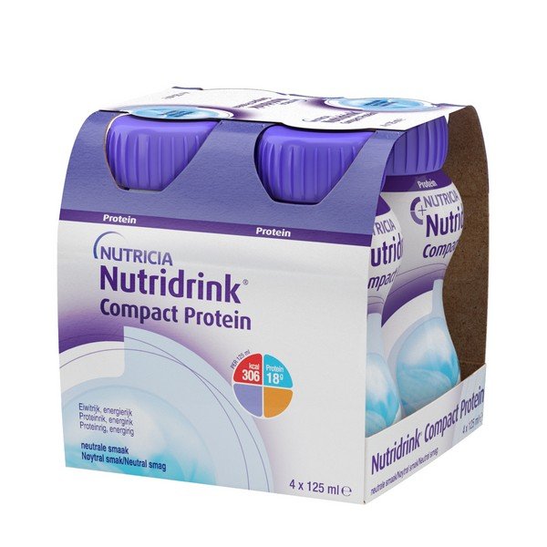 Жидкая смесь Nutridrink Компакт Протеин Нейтральный 125 мл бутылочка 4 шт.