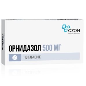 Орнидазол таблетки 500 мг 10 шт.