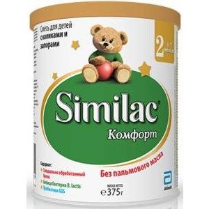 Similac Комфорт 2 Смесь сухая от 6 до 12 мес., 375 г