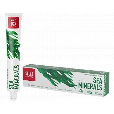 Зубная паста SPLAT Sea Minerals отбеливающая 75 мл