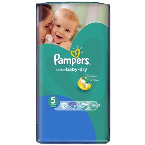 Подгузники Pampers Active Baby Dry размер 5 11-16 кг 10 шт.