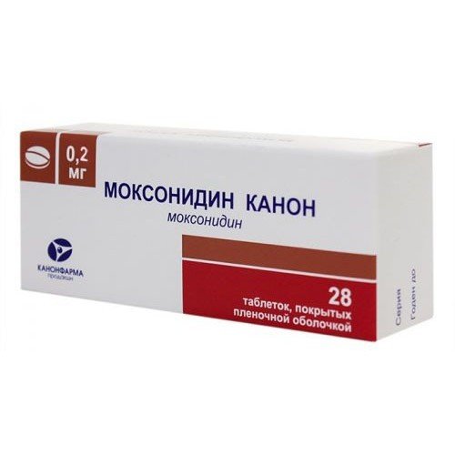 Моксонидин Канон таблетки 0,2 мг 28 шт.