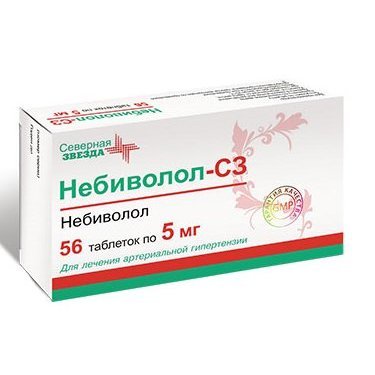 Небиволол-СЗ таблетки 5 мг 56 шт.