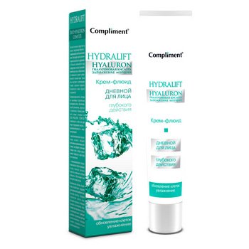 Compliment hydralift hyaluron крем-флюид для лица дневной глубокого действия 50мл
