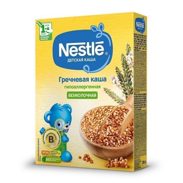 Каша безмолочная Nestle гречневая с 6 мес. 200 г