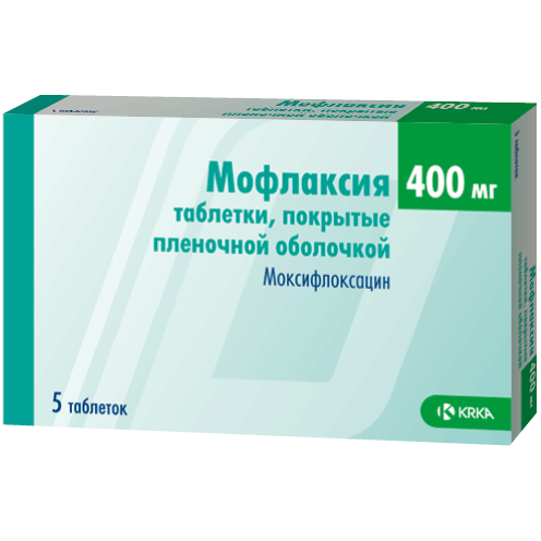 Мофлаксия таблетки 400 мг 5 шт.