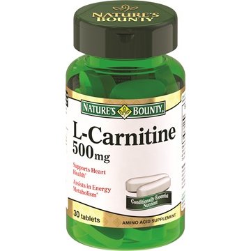 Natures Bounty L- карнитин таблетки 500 мг 30 шт.