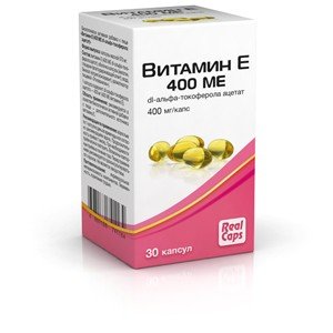 Витамин Е Realcaps 400 МЕ капсулы 30 шт.