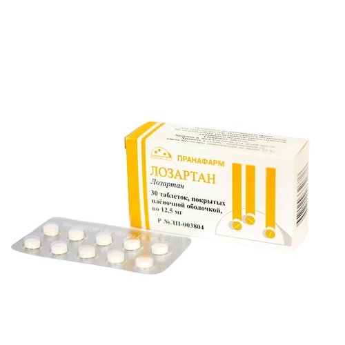 Лозартан-Прана таблетки 12,5 мг 30 шт.