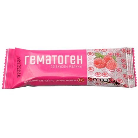 Гематоген со вкусом малины 30 г