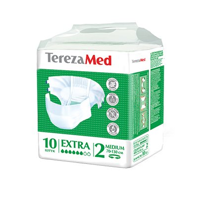 Подгузники для взрослых TerezaMed Extra размер Medium 10 шт.