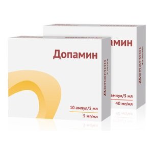 Допамин концентрат для приготовления раствора для инфузий 40 мг/мл 5 мл ампулы 10 шт.