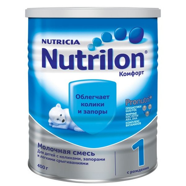 Нутрилон-1 Комфорт смесь сухая молочная с рождения 400 г