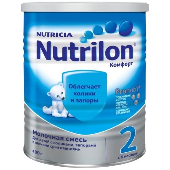Нутрилон-2 Комфорт смесь сухая молочная с 6 мес., 400 г