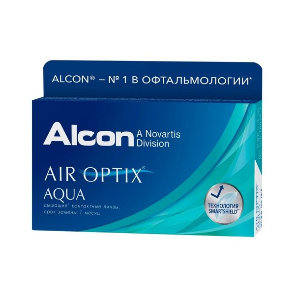 Air optix aqua линзы контактные -5.25 8.6 14.2 3 шт.