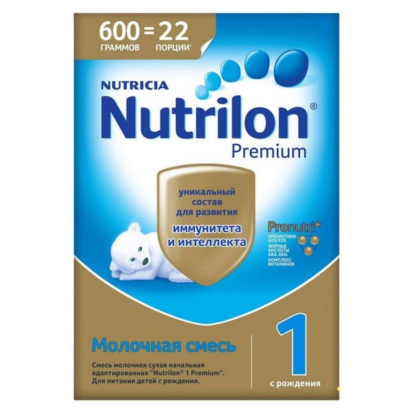 Смесь молочная Нутрилон-1 Премиум с рождения 600 г