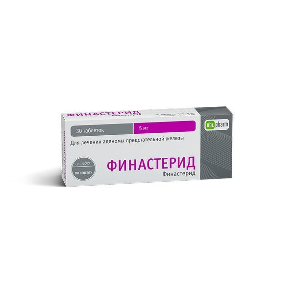 Финастерид-OBL таблетки 5 мг 30 шт.
