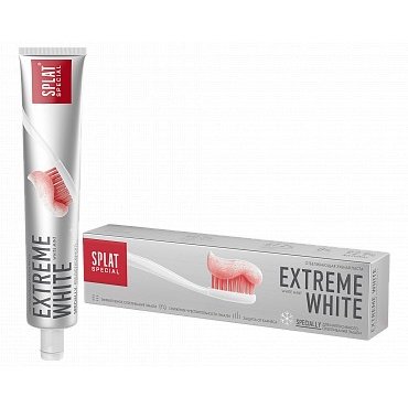 Зубная паста SPLAT Extreme White отбеливающая 75 мл