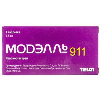 Модэлль 911 таблетки 1,5 мг 1 шт.