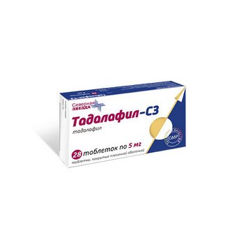 Тадалафил-СЗ таблетки 5 мг 28 шт.