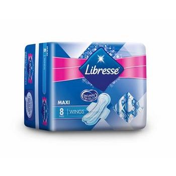 Прокладки Либресс (Libresse) Maxi Goodnight ночные 8 шт.