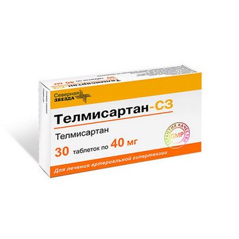 Телмисартан-СЗ таблетки 40 мг 30 шт.