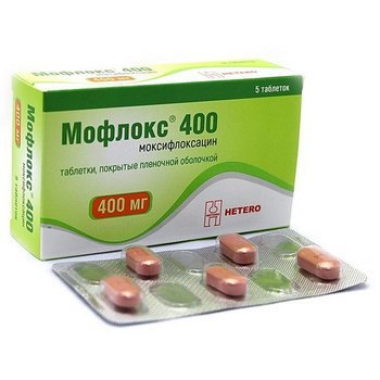 Мофлокс 400 таблетки 400 мг 5 шт.