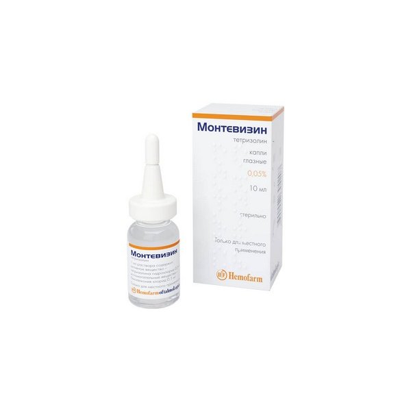 Монтевизин капли глазные 0,05 % 10 мл флакон 1 шт.