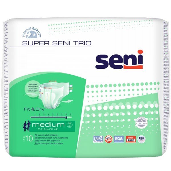Подгузники Seni Super Trio Medium 10 шт.