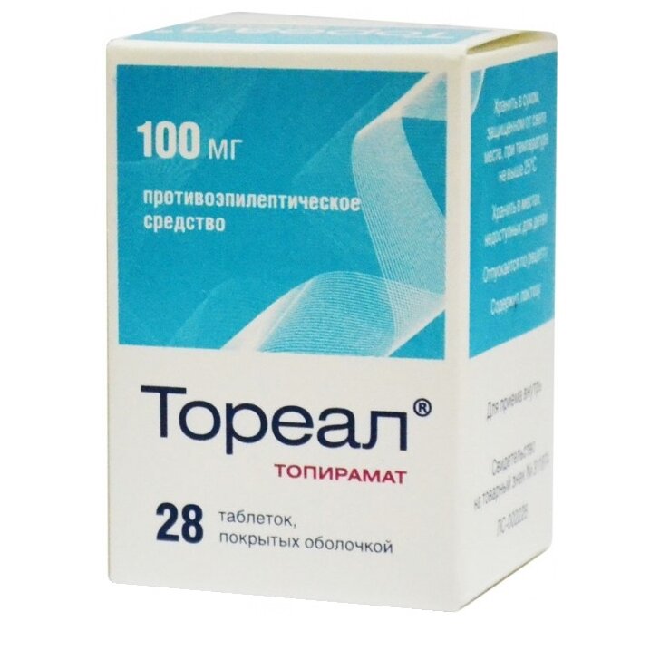 Тореал таблетки 100 мг 28 шт.
