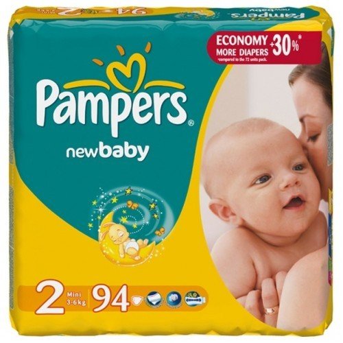 Подгузники Pampers New Baby Dry размер 2 4-8 кг 94 шт.