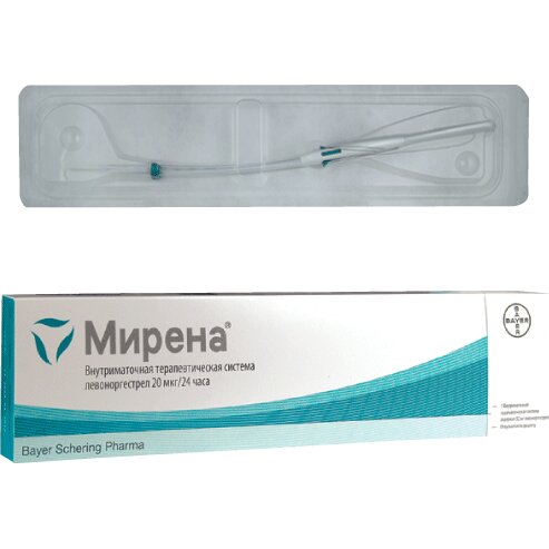Контрацептив внутриматочный Мирена спираль 1 шт.