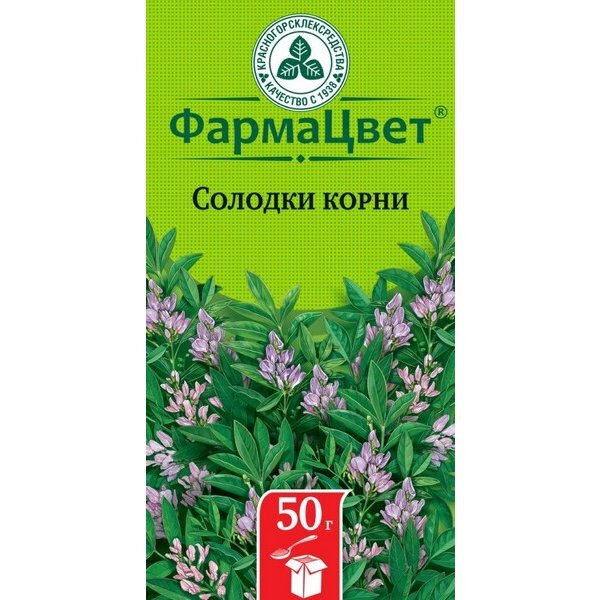 Солодки корни пачка 50 г 1 шт.