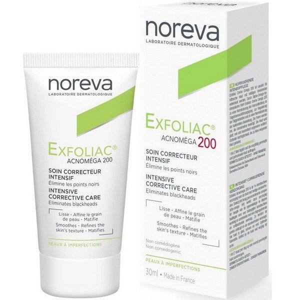 Уход за проблемной и жирной кожи лица Noreva Exfoliac Acnomega 200 30 мл