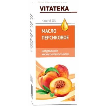 Масло персиковое косметическое Витатека с витаминно-антиоксидантным комплексом 30 мл