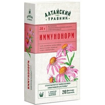 Алтайский травник фиточай иммунонорм 1.5г ф/пак 20 шт.