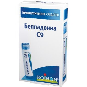 Белладонна с9 гранулы гомеопатические 4 г
