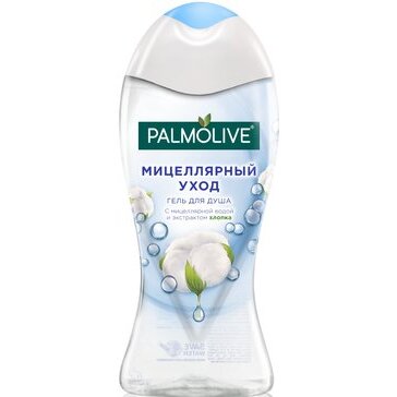 Palmolive гель для душа мицеллярный уход с мицеллярной водой и экстратком хлопка 250 мл