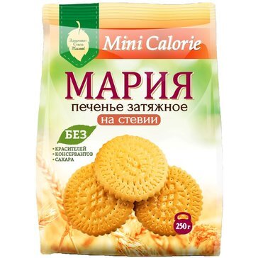 Печенье Mini Calorie Мария на стевии 250 г