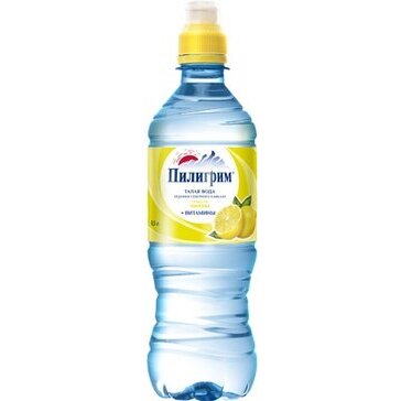 Пилигрим вода минеральная спортлок негазированная лимон 0.5 л 1 шт.