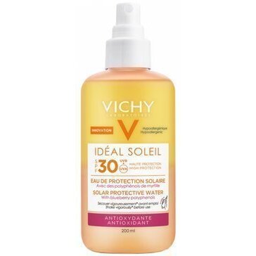 Солнцезащитный двухфазный спрей Виши (Vichy) Ideal Soleil SPF 30 антиоксидант 200 мл