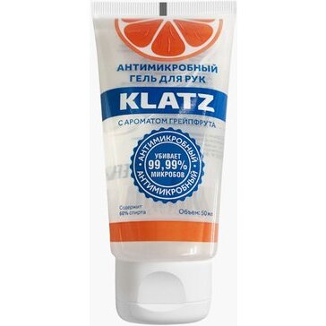 Klatz Гель для рук антимикробный с ароматом грейпфрута 50 мл 1 шт.