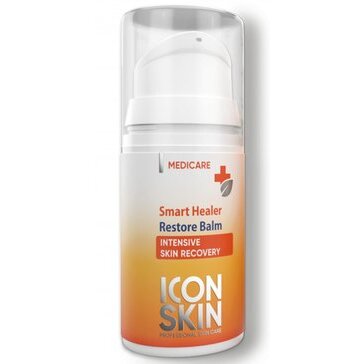 Icon skin крем-бальзам для рук/ног/тела заживление повреждений трещин и солнечных ожогов восстанавливающий 15мл